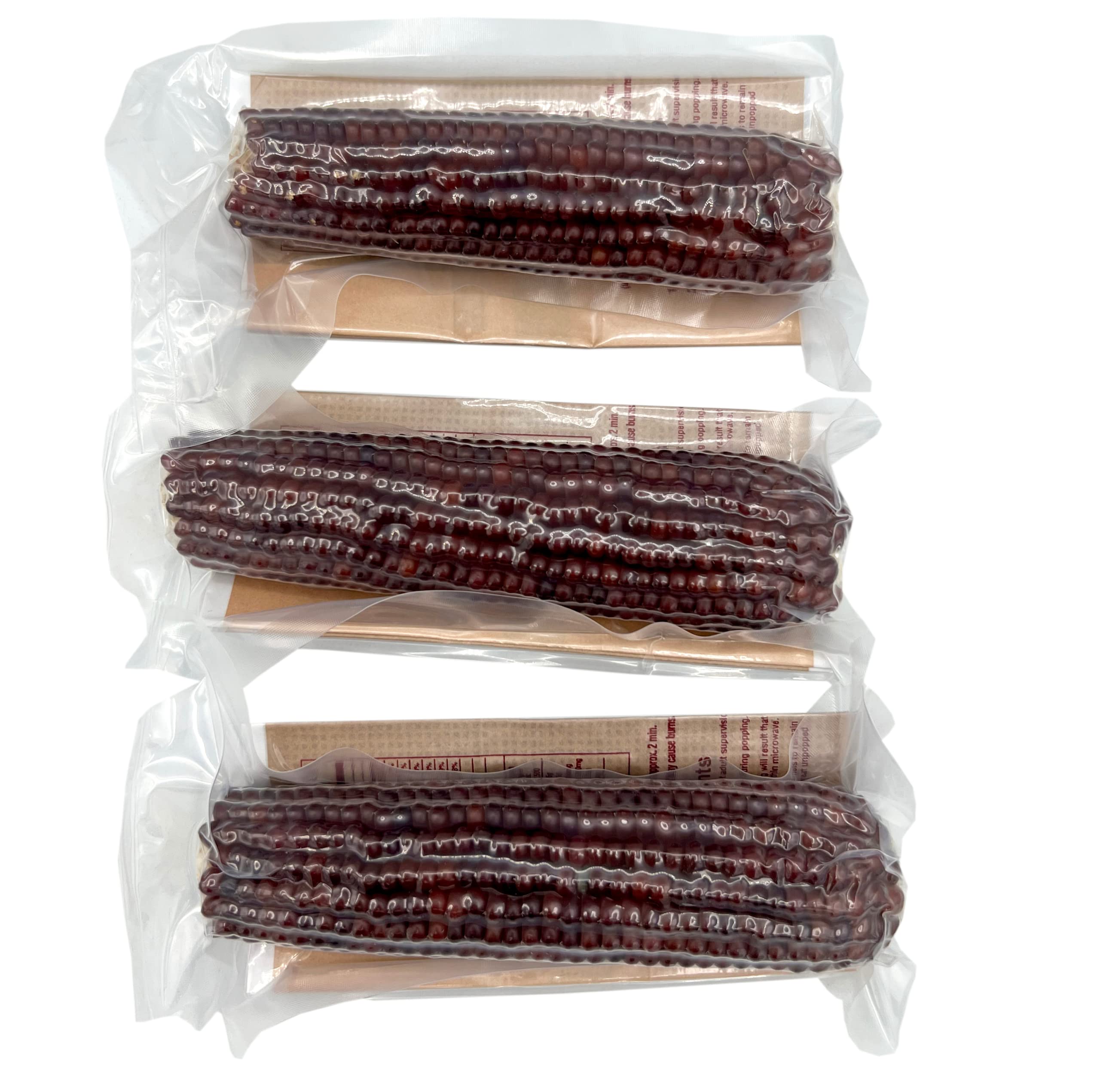 Amish Country Popcorn | Old Fashioned Microwave Popcorn | Non-GMO, Gluten Free, Microwaveable and Kosher (Purple Corn on the Cob, 3 Pack)