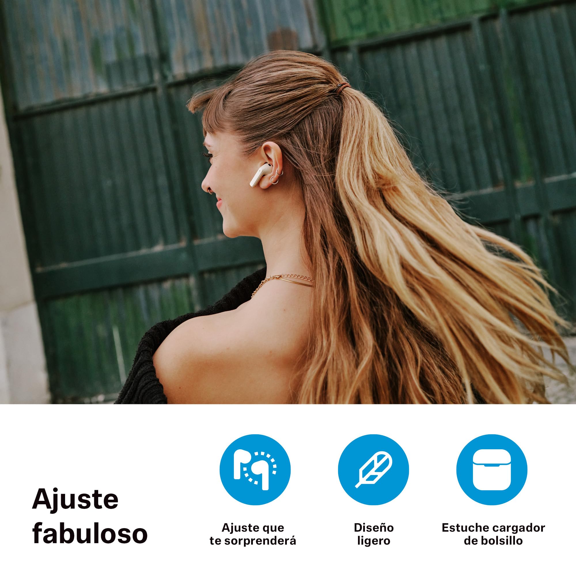 Sennheiser ACCENTUM Open Wireless - Auriculares con diseño Abierto, Sonido dinámico y Bluetooth 5.3, Resistencia a Salpicaduras IPX4, 28 Horas de autonomía y Estuche de Carga USB-C - Negro