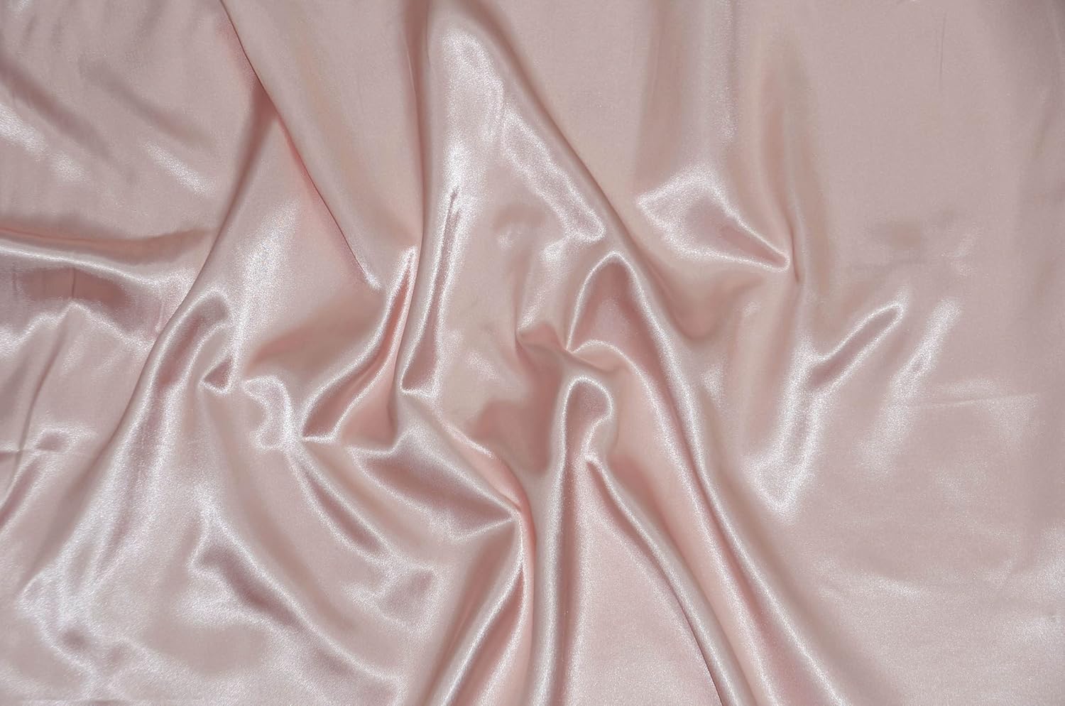 Designz Premium Bridal Wedding Satin Charmeuse Fabric 60 in Wide (Blush Pink), 10 Yards