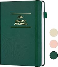 JUBTIC Dream Journal – Hardcover Dream Notebook, Guided Dream Diary to R...