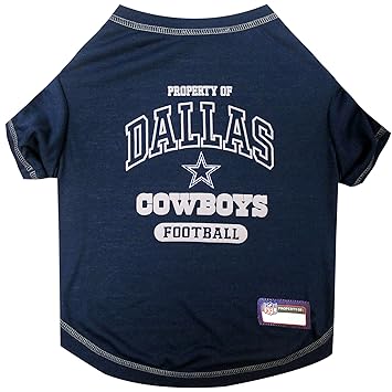 NFL Dallas Cowboys Dog T-Shirt, Medium