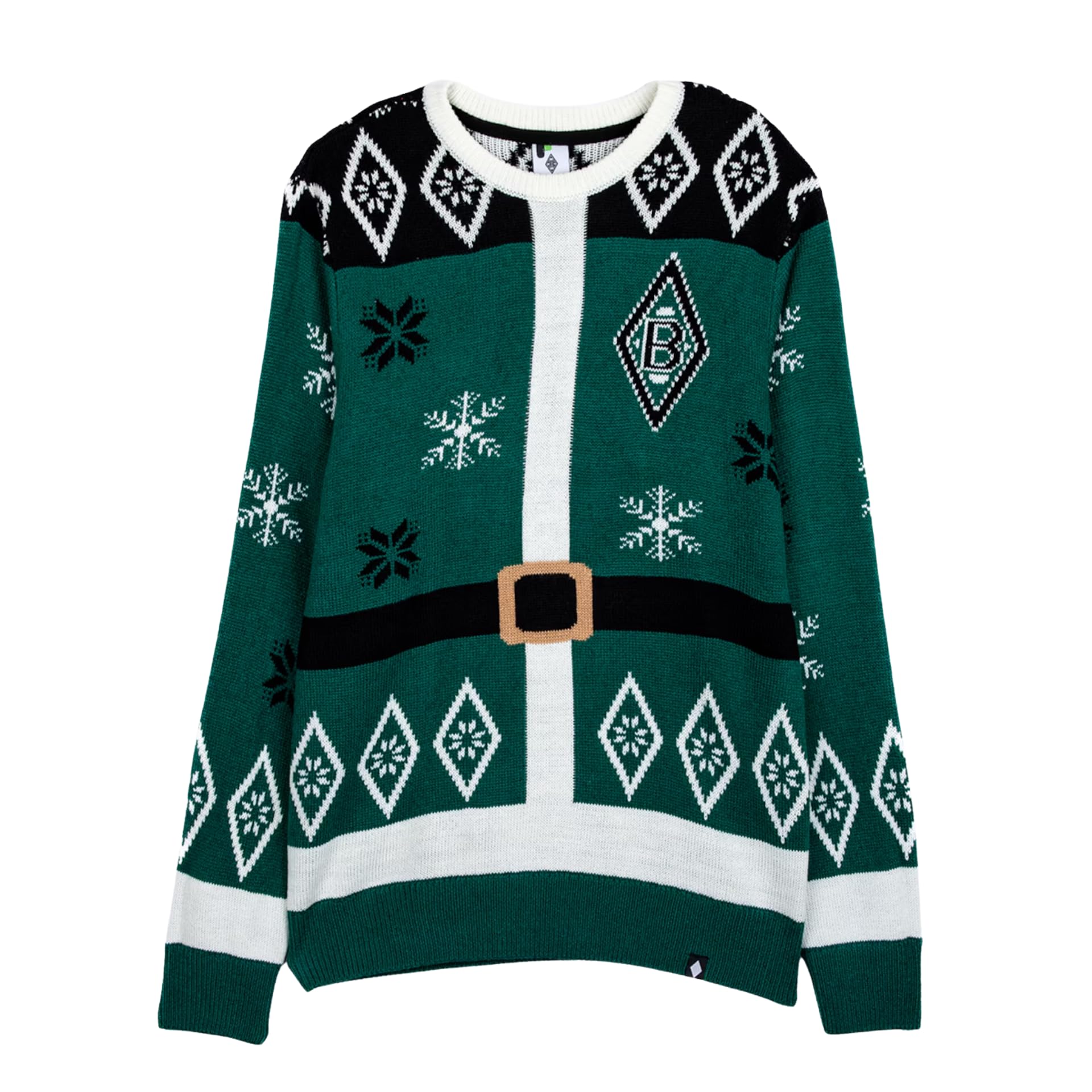 Borussia Mönchengladbach Ugly Sweater „X-Mas 2025“ | Offizieller Fanartikel Fohlenshop | Weihnachts-Pullover im Borussia Design