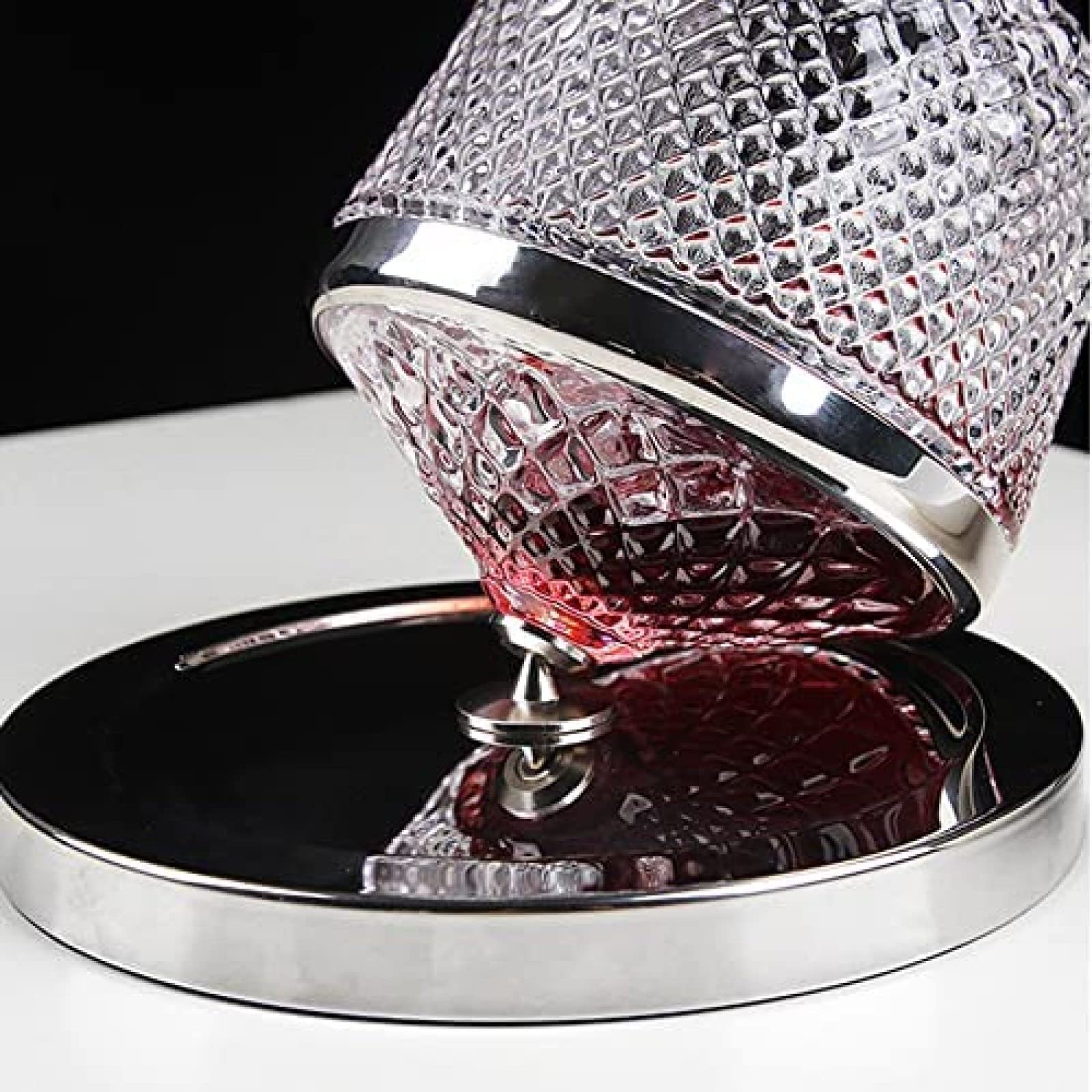 Jarra decantadora de vino, aireador de vino tinto giratorio, recipiente de cristal sin plomo para los amantes del vino, perfecto para airear y mejorar el sabor