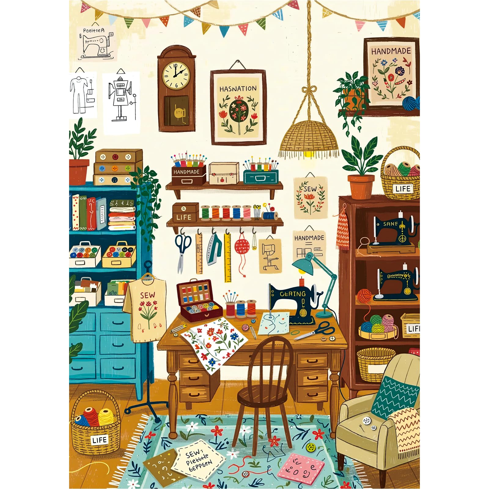 HUADADA Jigsaw Puzzles for Adults 1000 Pieces-TXXZ