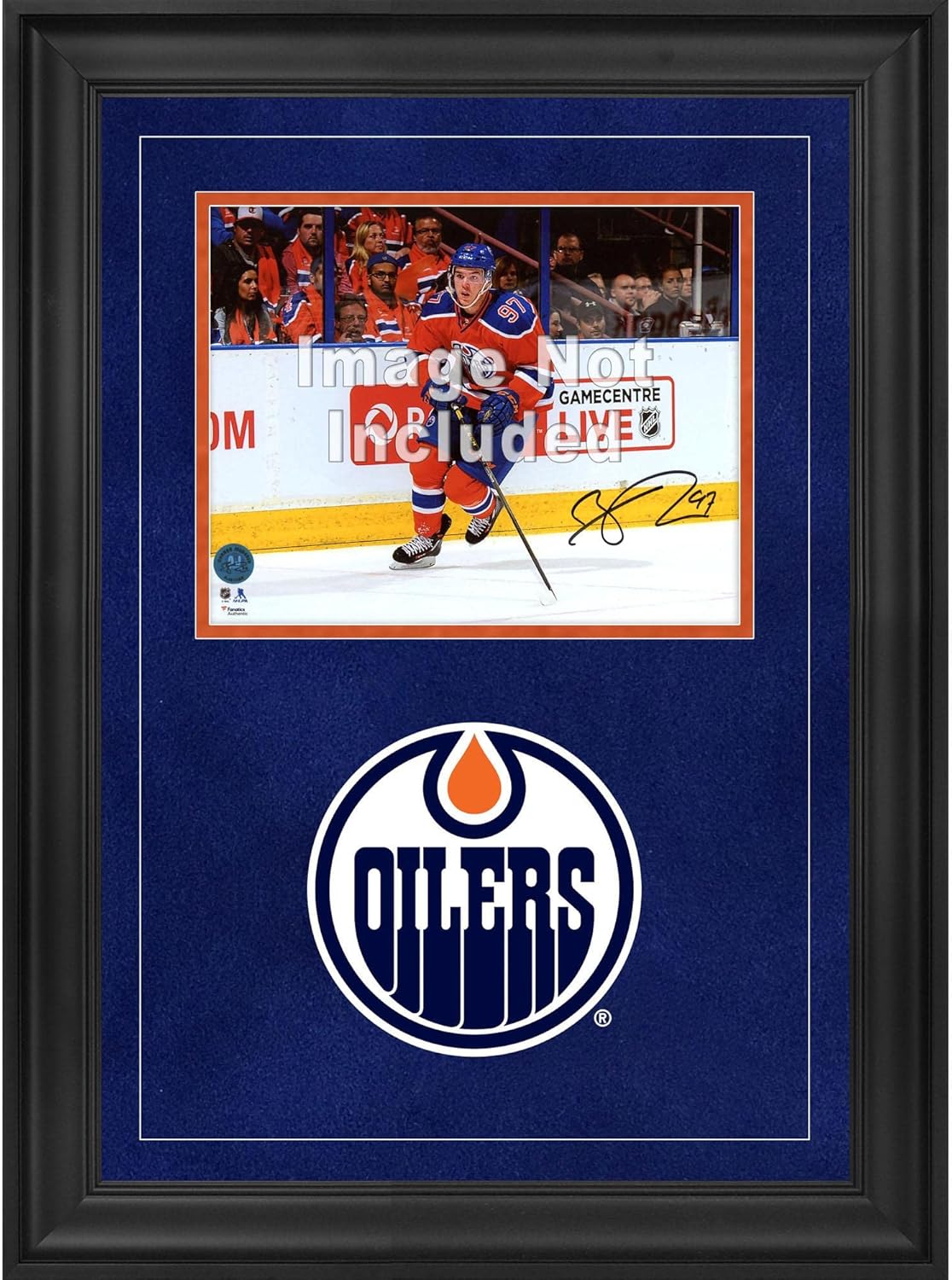 Edmonton Oilers Deluxe 8" x 10" Horizontal Photograph Frame with Team Logo - Hockey Other Display Cases