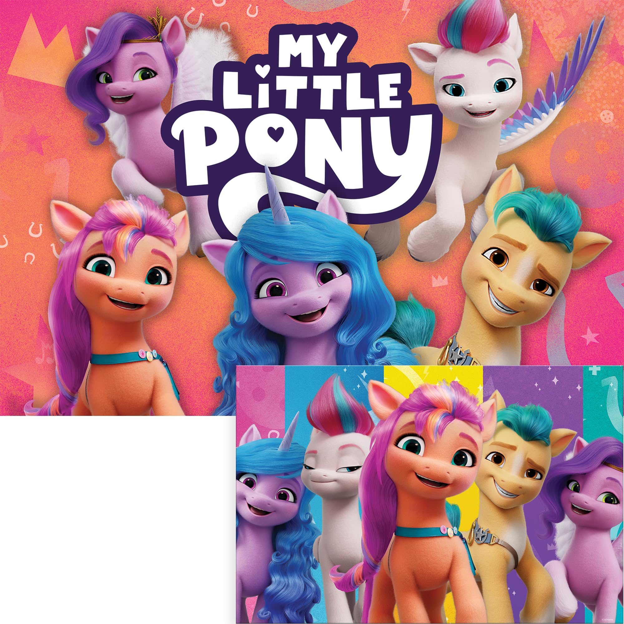 Prime 3D Hasbro My Little Pony, 48-Piece 3D/2D Jigsaw Puzzle, 12x18