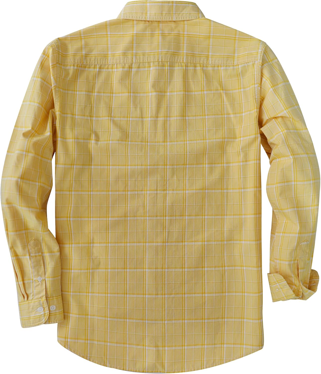 Dubinik® Mens Long Sleeve Button Down Shirts Casual Plaid Shirt with Practical Double Pockets Comfortable and Soft - Image 2