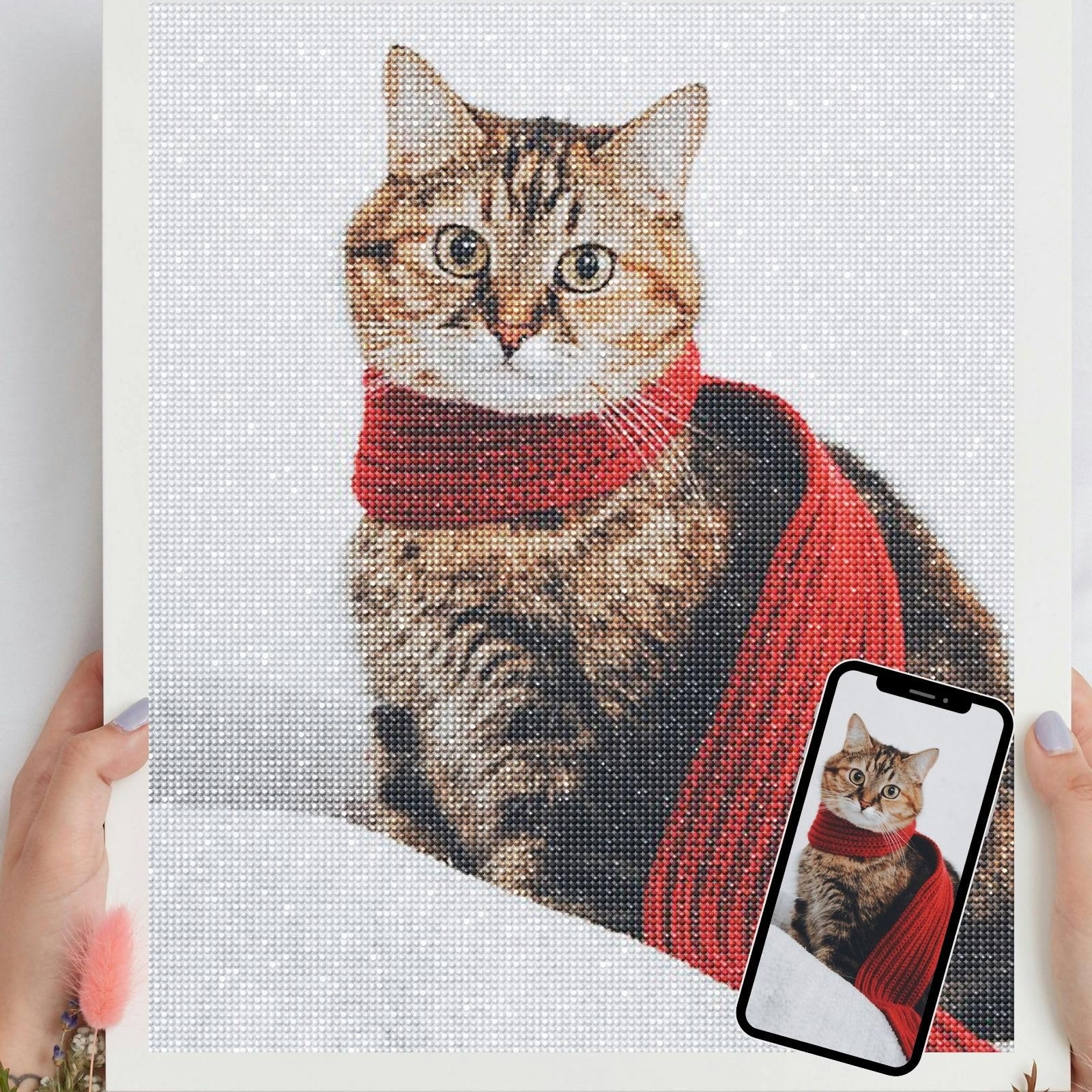 Custom Photo Diamond Painting Kit, 5D Full Drill Art for Adults, Ideal Home Decor Gifts for All Occasions