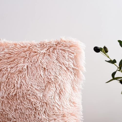 Miniatura 3 de David's Home Funda de almohada lumbar de piel sintética, 1 paquete, funda de almohada decorativa y esponjosa de 12 x 20 pulgadas, funda de cojín