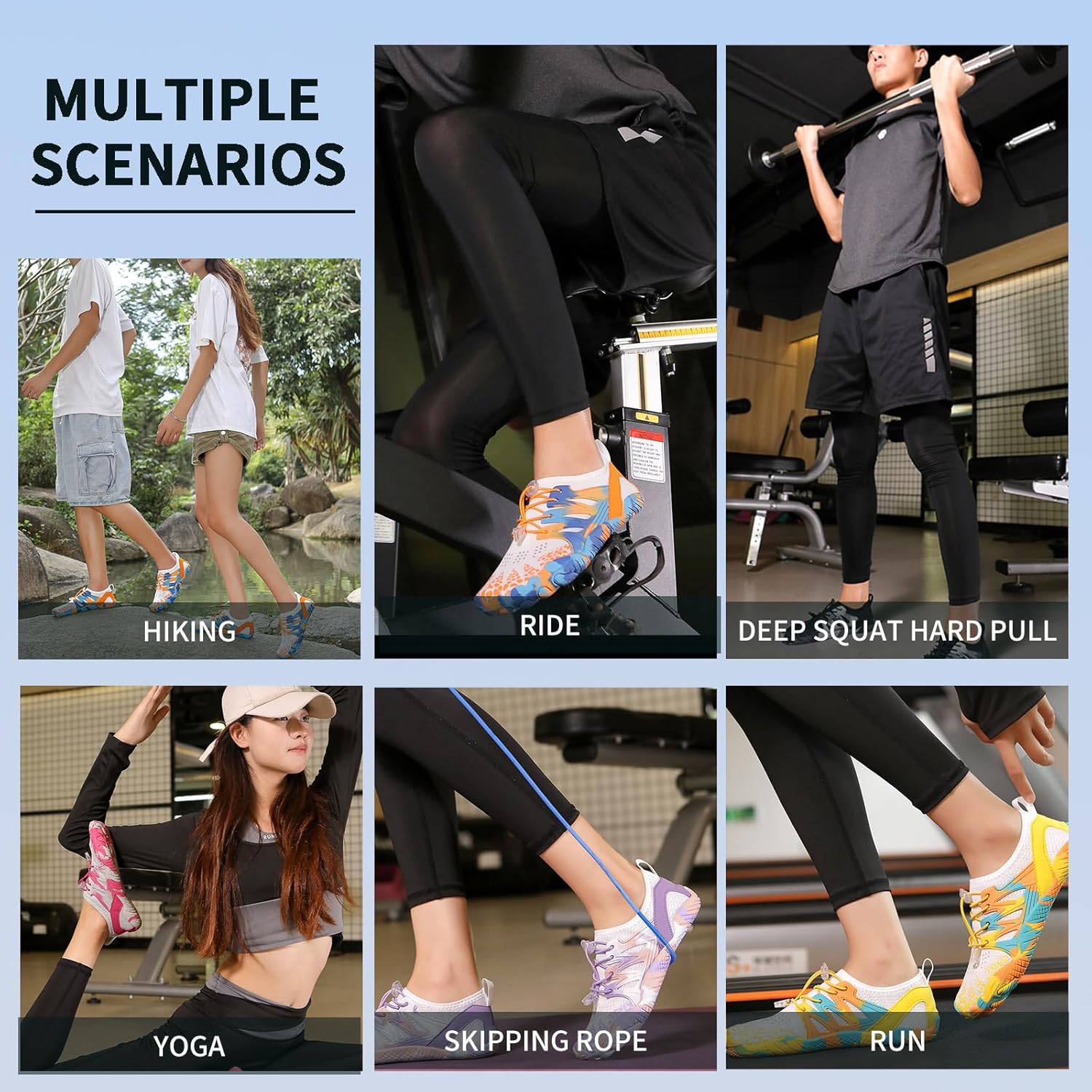 Hike Barefoot Shoes for Women and Men - Quick Dry Lightweight Non Slip Walking Shoes for Hiking, Water Sports, and Beach Activities with Wide Toe Box