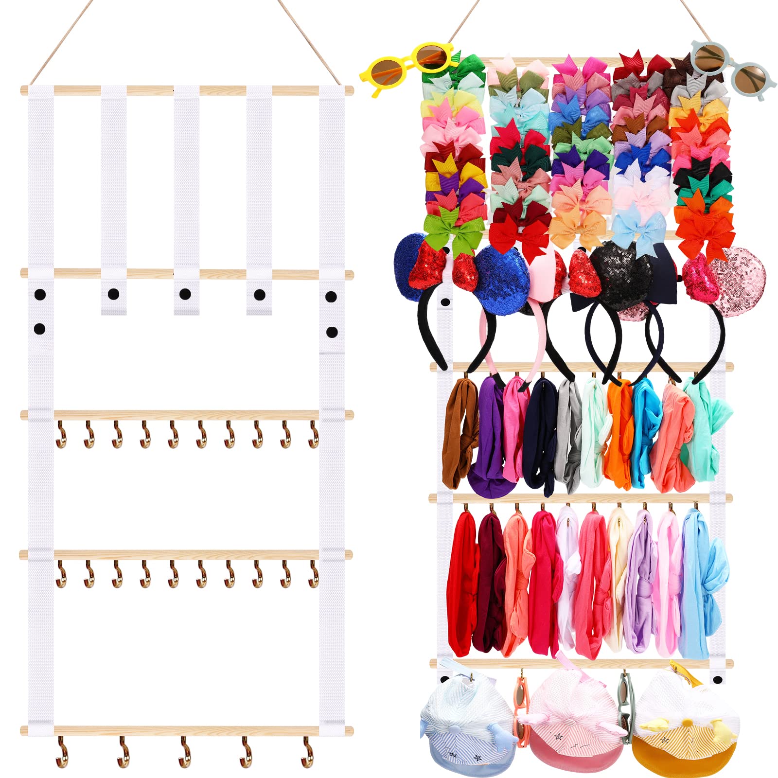 Amazon.com: Detachable Headband Holder& Bow Holder for Girls Hair Bows，Arme  Multi-Function Baby Girl Bows Multi-Function Baby Headband Organizer，Baby  Hair Accessories Organizer Storage for Room Wall，Door& Closet : Baby