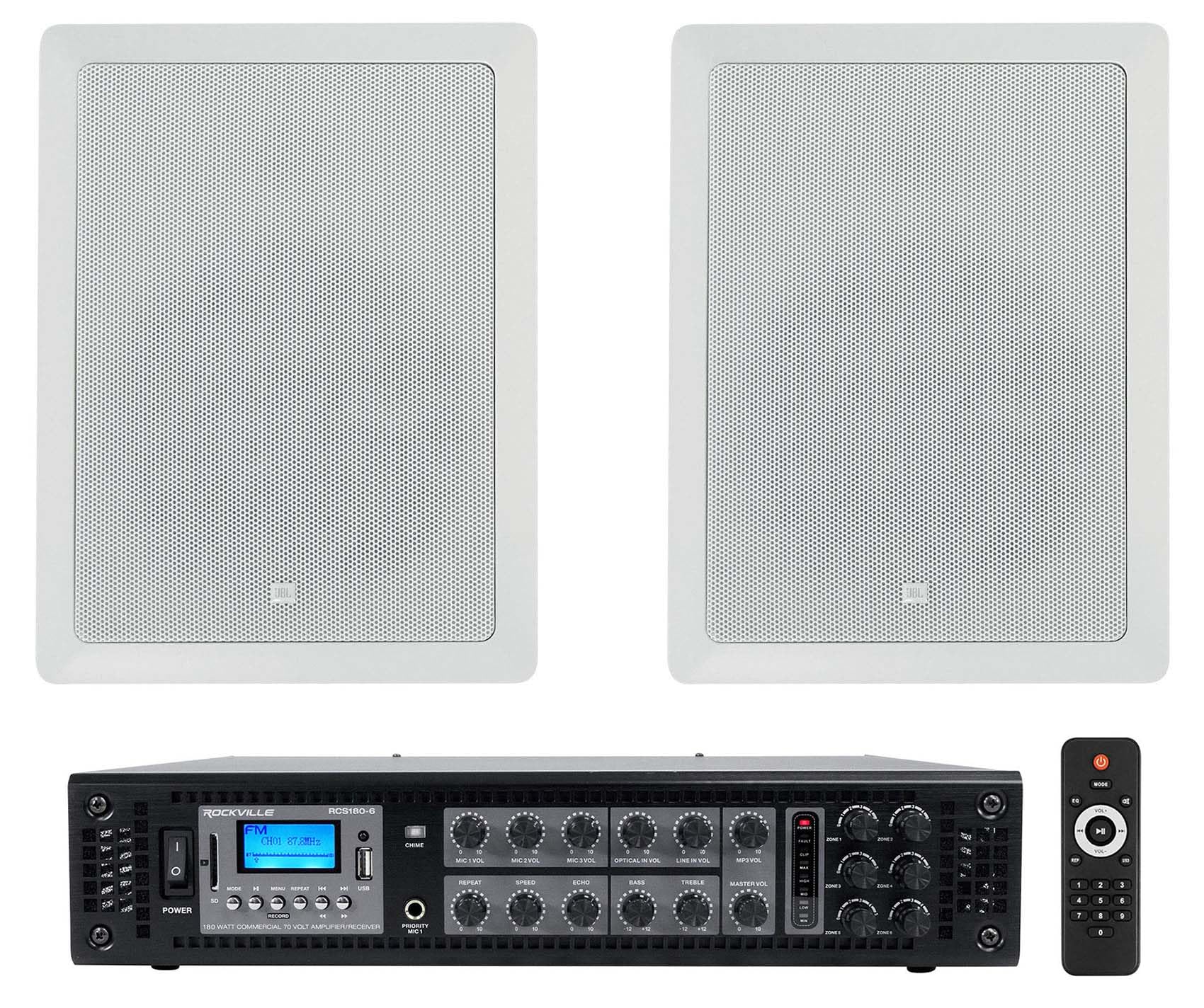 Rockville (2) JBL Control 128 WT 8