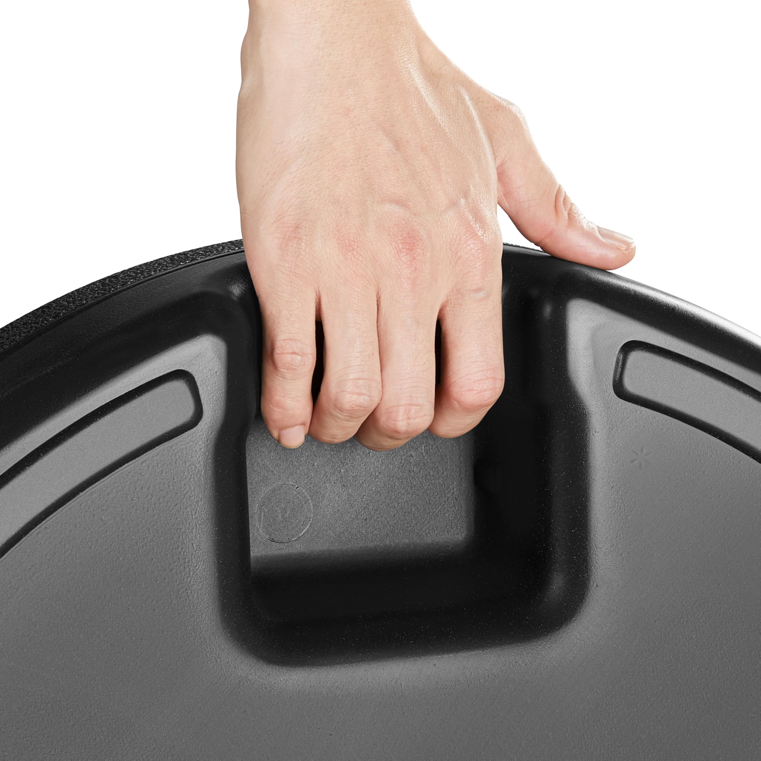 Yaheetech Base per Ombrellone da Giardino in HDPE e Ferro Riempibile con Sabbia o Acqua 22L Supporto per Pali da Ø38mm e Ø48mm Esterno Veranda Terrazza Spiaggia Piscina Patio Nero