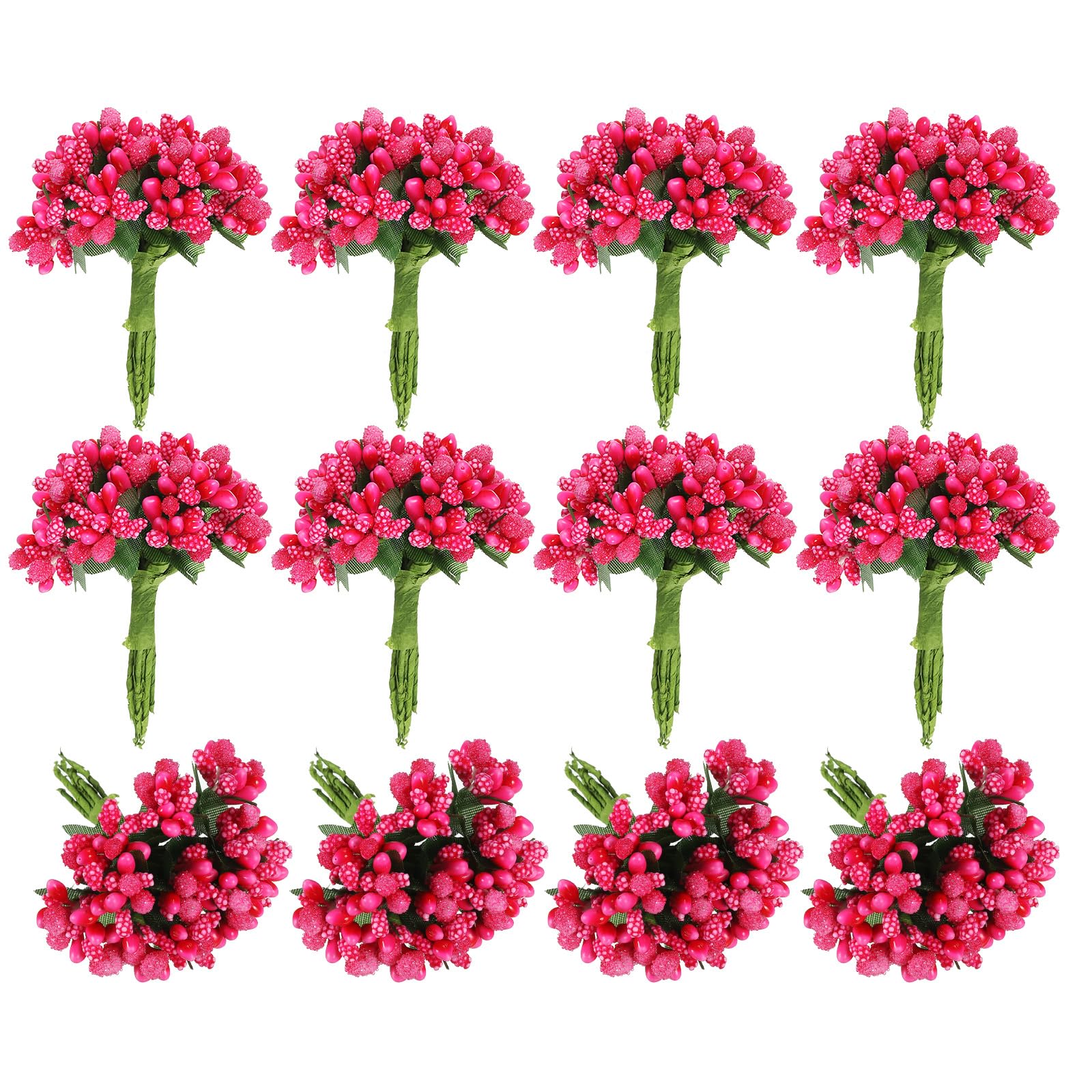 PATIKIL Mini Artificial Pip Berry Picks Bunch