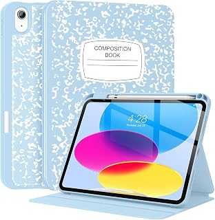 Supveco Case for iPad (A16) 11" & iPad 10th Generation 10.9",Ice Blue