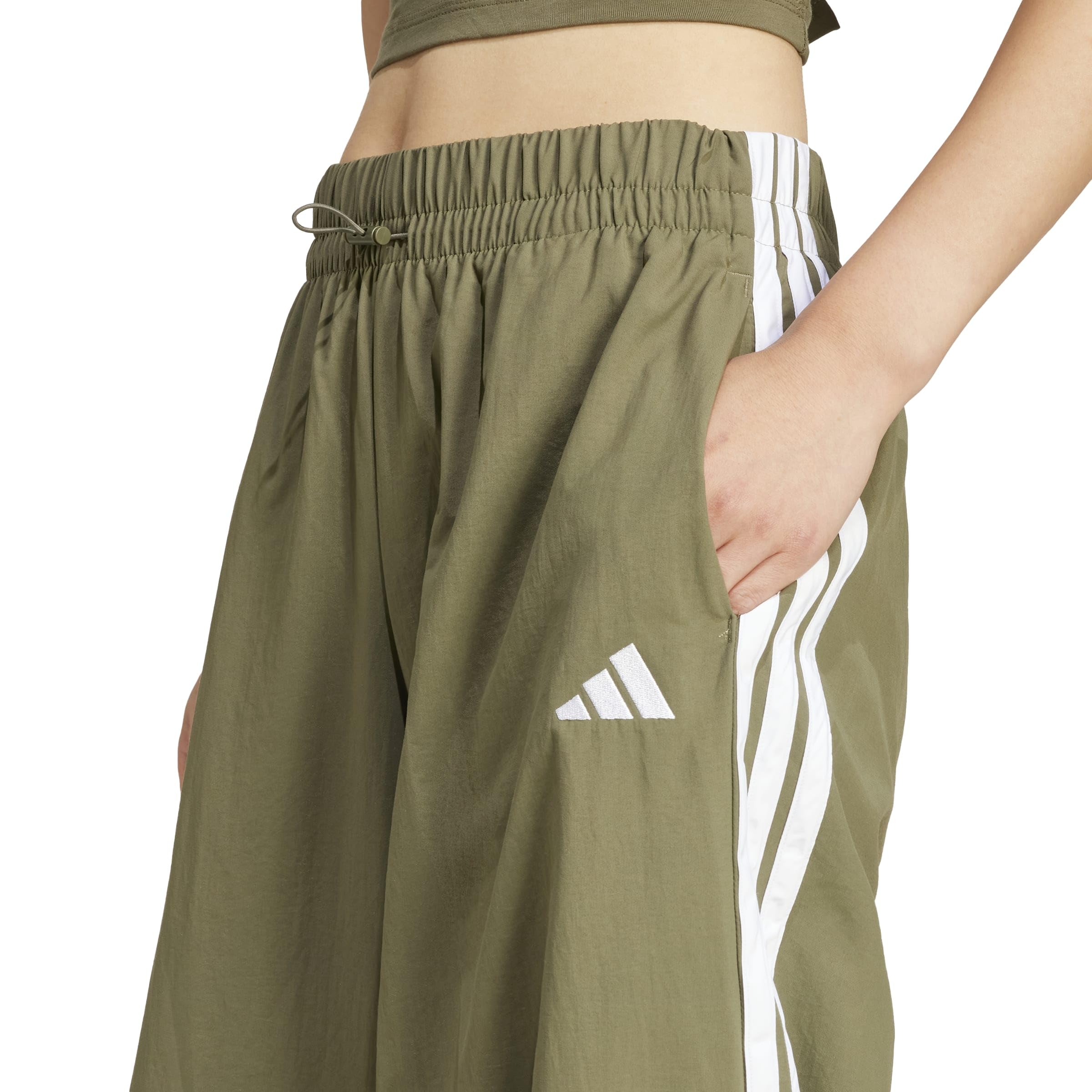 adidas Essentials 3-stripes Woven Parachute Pants - Spodnie lekkoatletyczne Kobiety