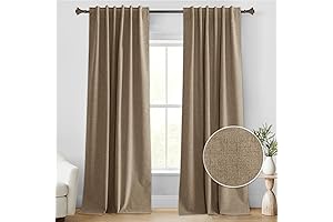 StangH Natural Linen Curtains: The Ultimate Blackout Solution for Enhanced Privacy and Energy Efficiency