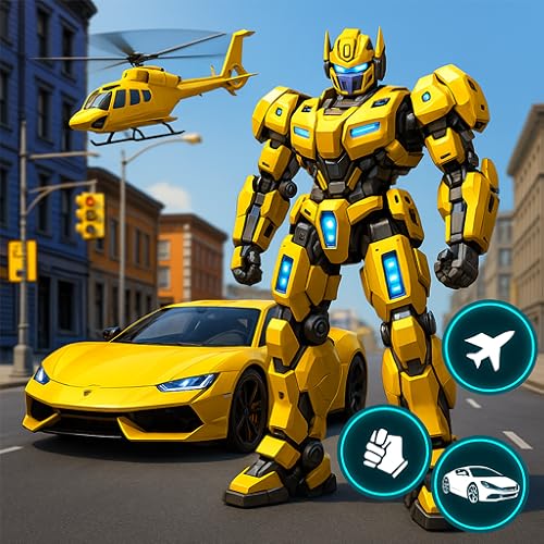 Robot Car Transform Battle 3D: Mech War Hero Game