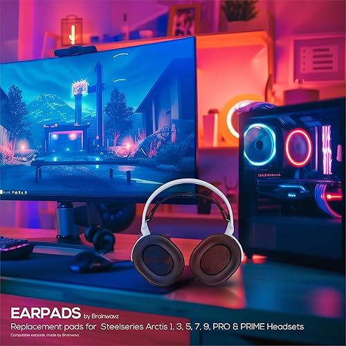 Miniatura 7 de Almohadillas de gel para juegos SteelSeries Arctis 1, Arctis 3, Arctis 5, Arctis 7, Arctis 9X, Arctis Pro y Arctis Prime Earpads para auriculares,