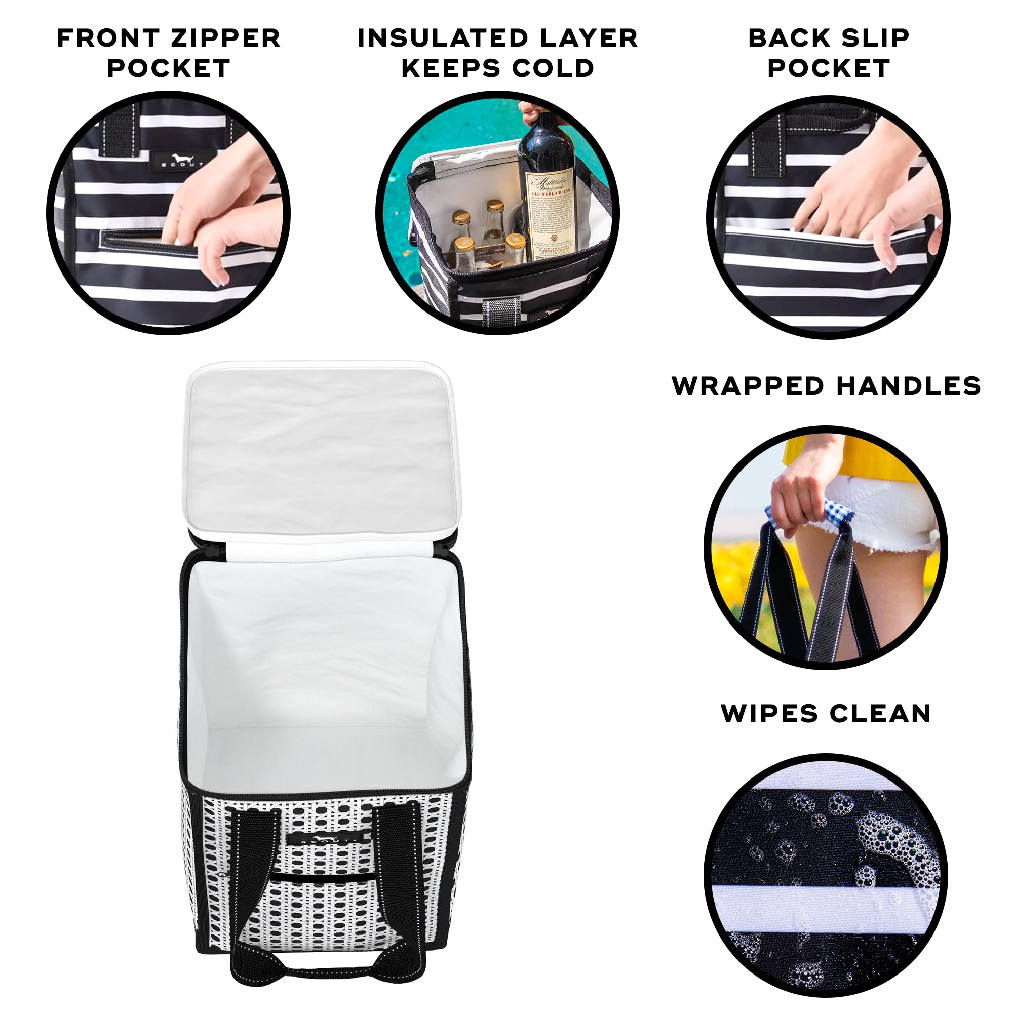 SCOUT Pleasure Chest - Soft Cooler Bag - Insulated - Cane Fonda — Amazon image 2