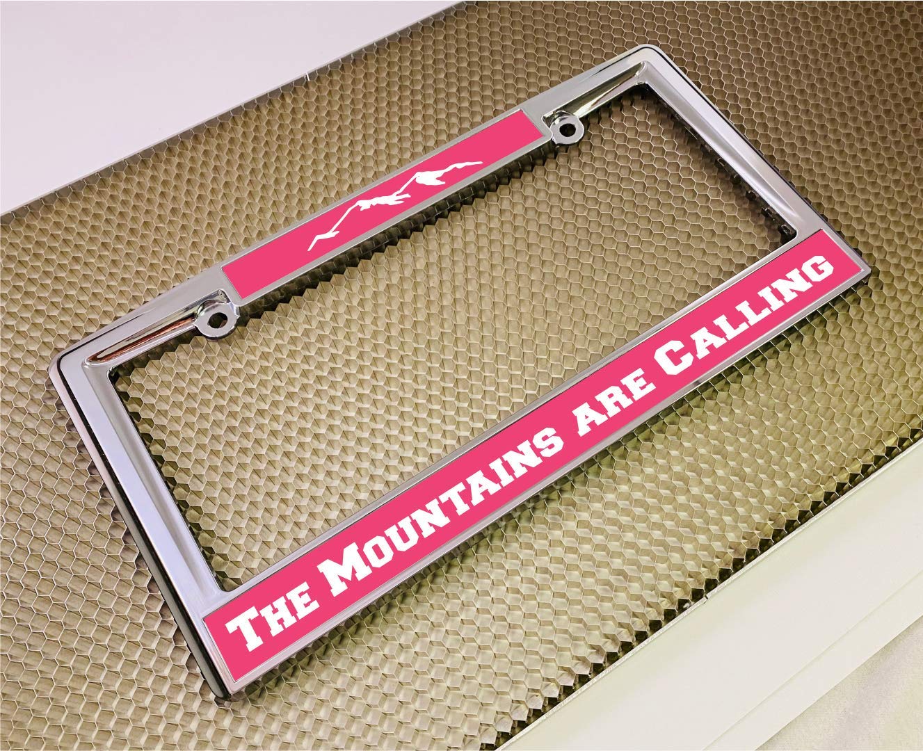 Custom Personalized Heavy Duty Chrome Metal Car License Plate Frame with Free c - Picture 39 of 132