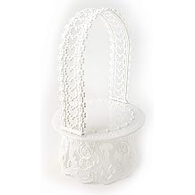 Party Favors Plastic Round Cake Stand, White, 12"