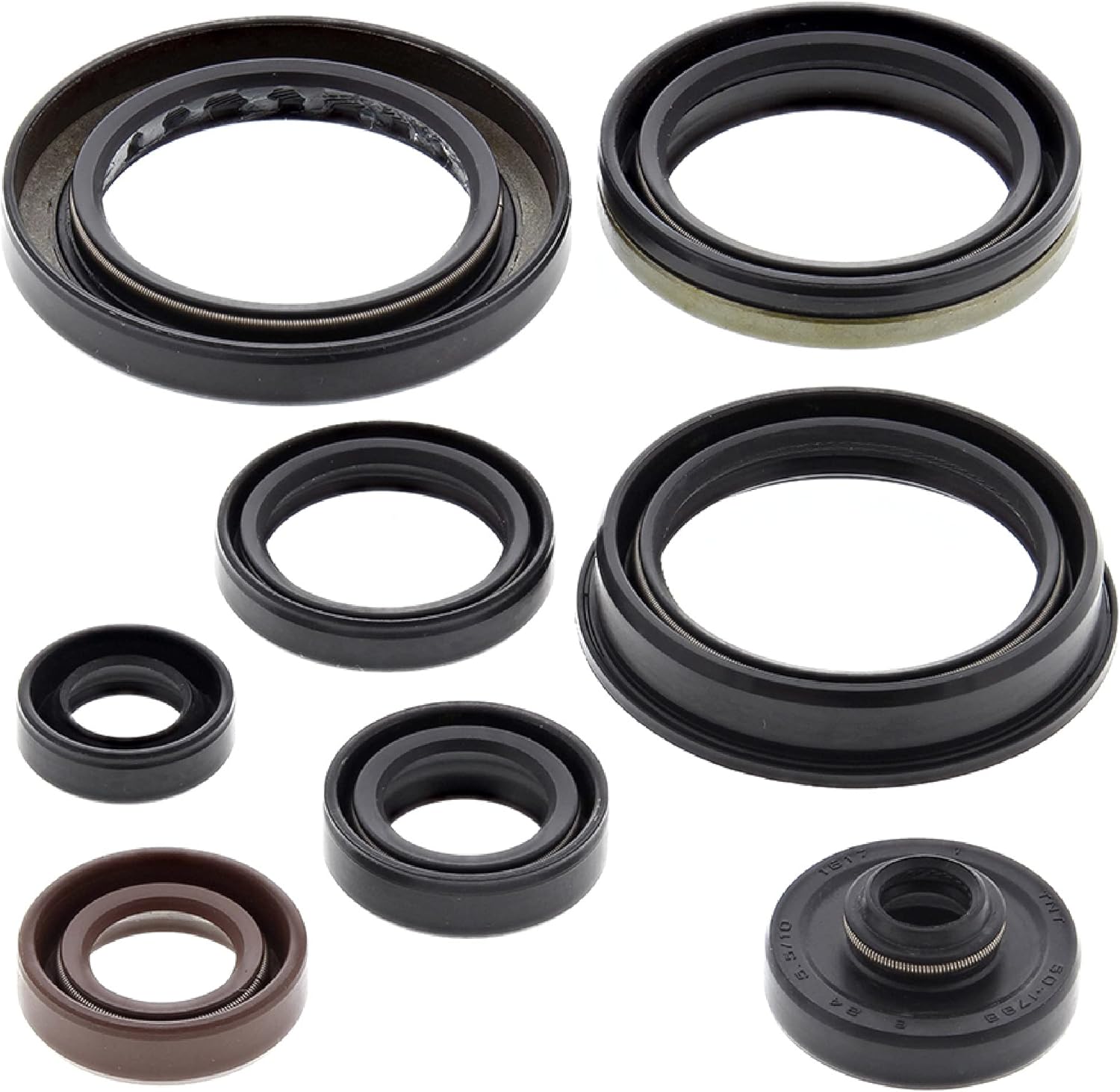 Vertex Sealing Gaskets Compatible with/Replacement for Suzuki RMZ 450 08 09 10 11 12 13 14 15 16 2008 2009 2010 2011 2012 2013 2014 2015 2016, 17 2017, RMX 450 10 11 2010 2011, RMX450Z 17 2017