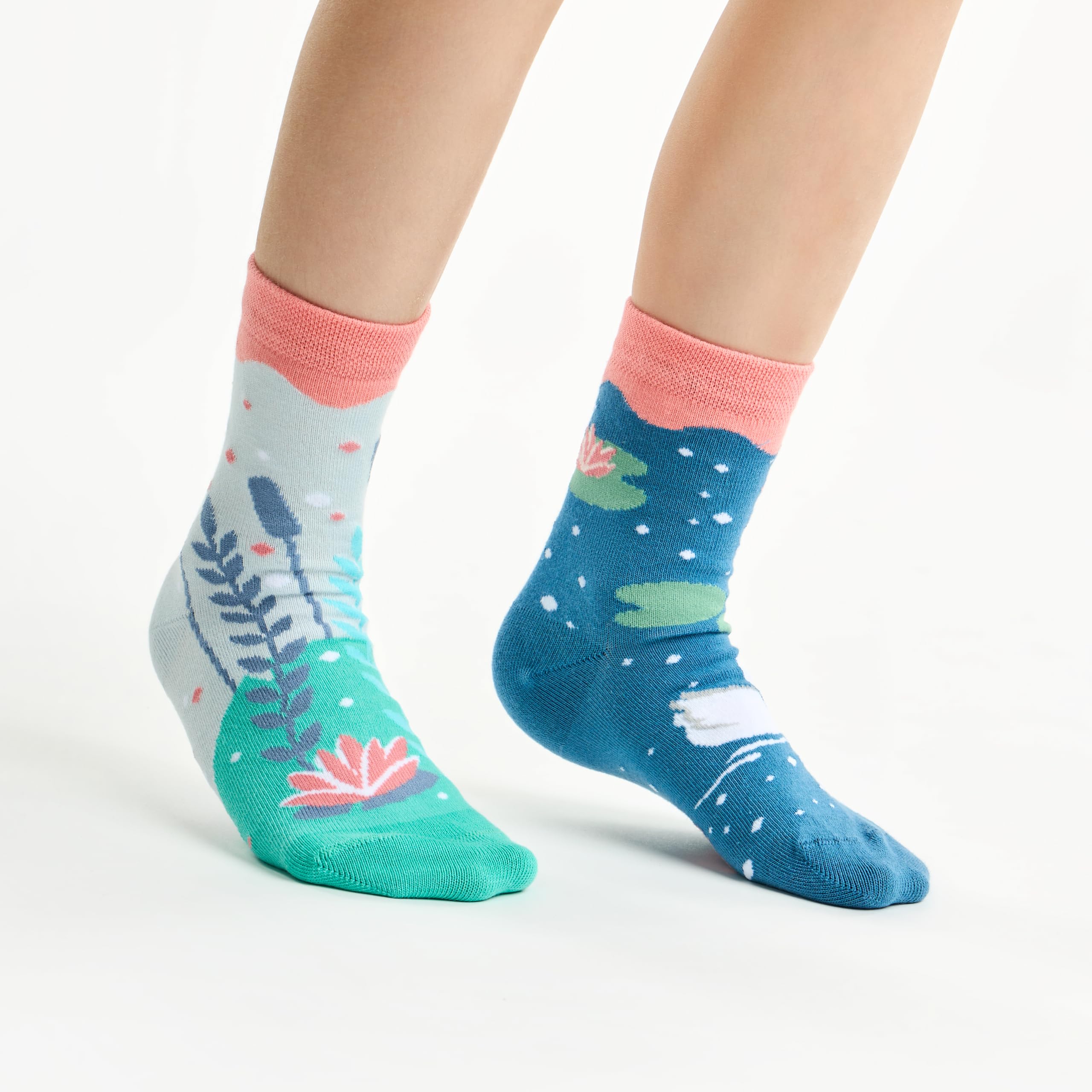 Dedoles Calzini Unisex Donna Uomo & Bambini Calze Cotone con tanti Design divertenti Calcio Bicicletta Piante Cavalli Regalo sinistra destra diversi