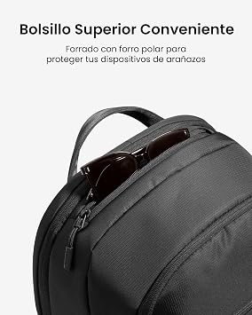 tomtoc Mochila Portatil 26L, Mochila de Trabajo Hombre Mujer Ligera para PC Ordenador 15,6-16 Pulgadas, TSA-Friendly Mochila de Viaje Resistente a Salpicaduras, Ideal Para Negocios y Fines de Semana