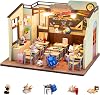 Flever Dollhouse Miniature DIY House Kit Creative Room with Furniture for Romantic Valentines GiftThe Age of Innocence