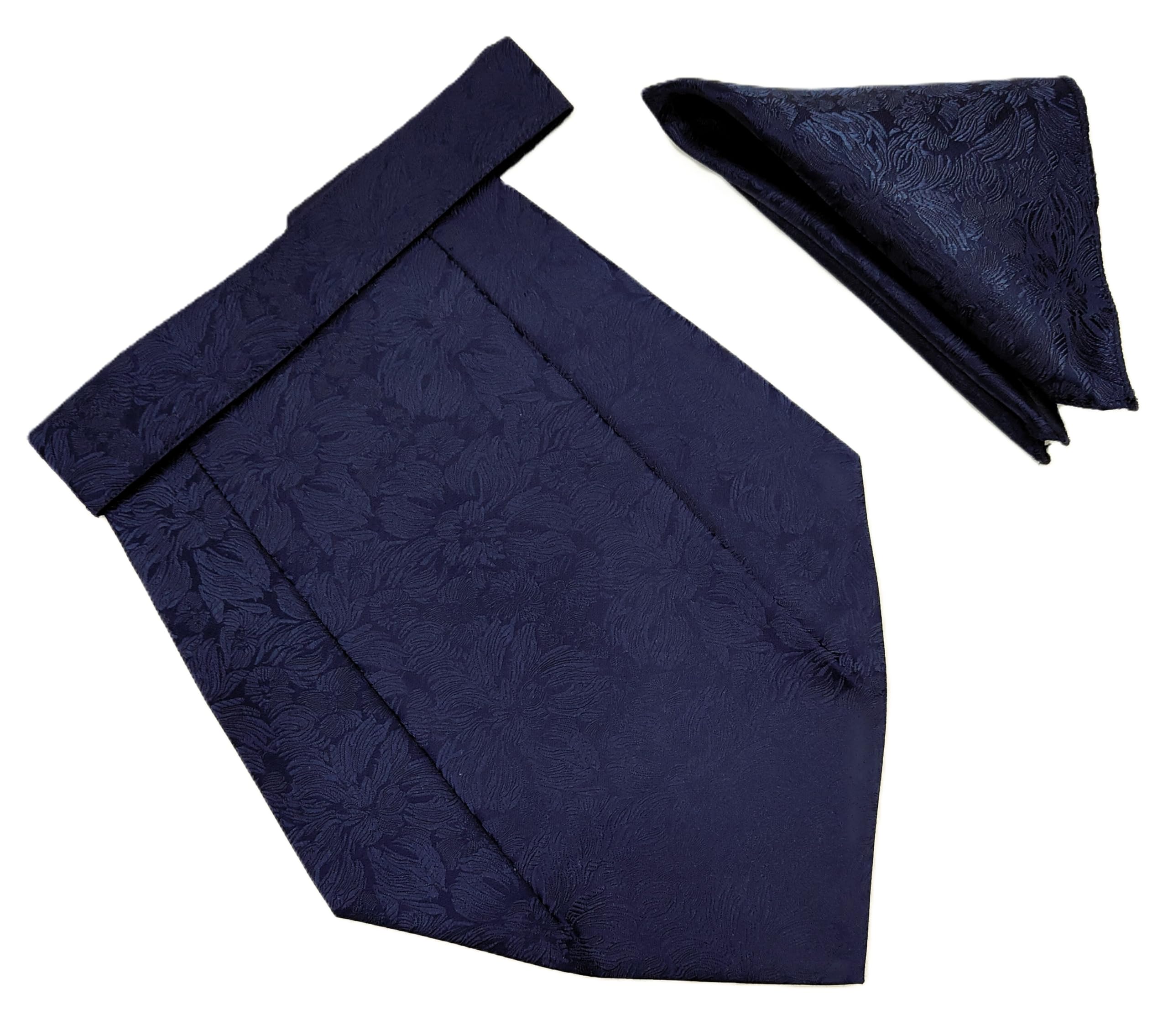 voici France Men’s Paisley Self-Textured Cravat Ascot & Pocket Square Combo Premium Microfiber Satin Fabric Free Size Formal-picture-46