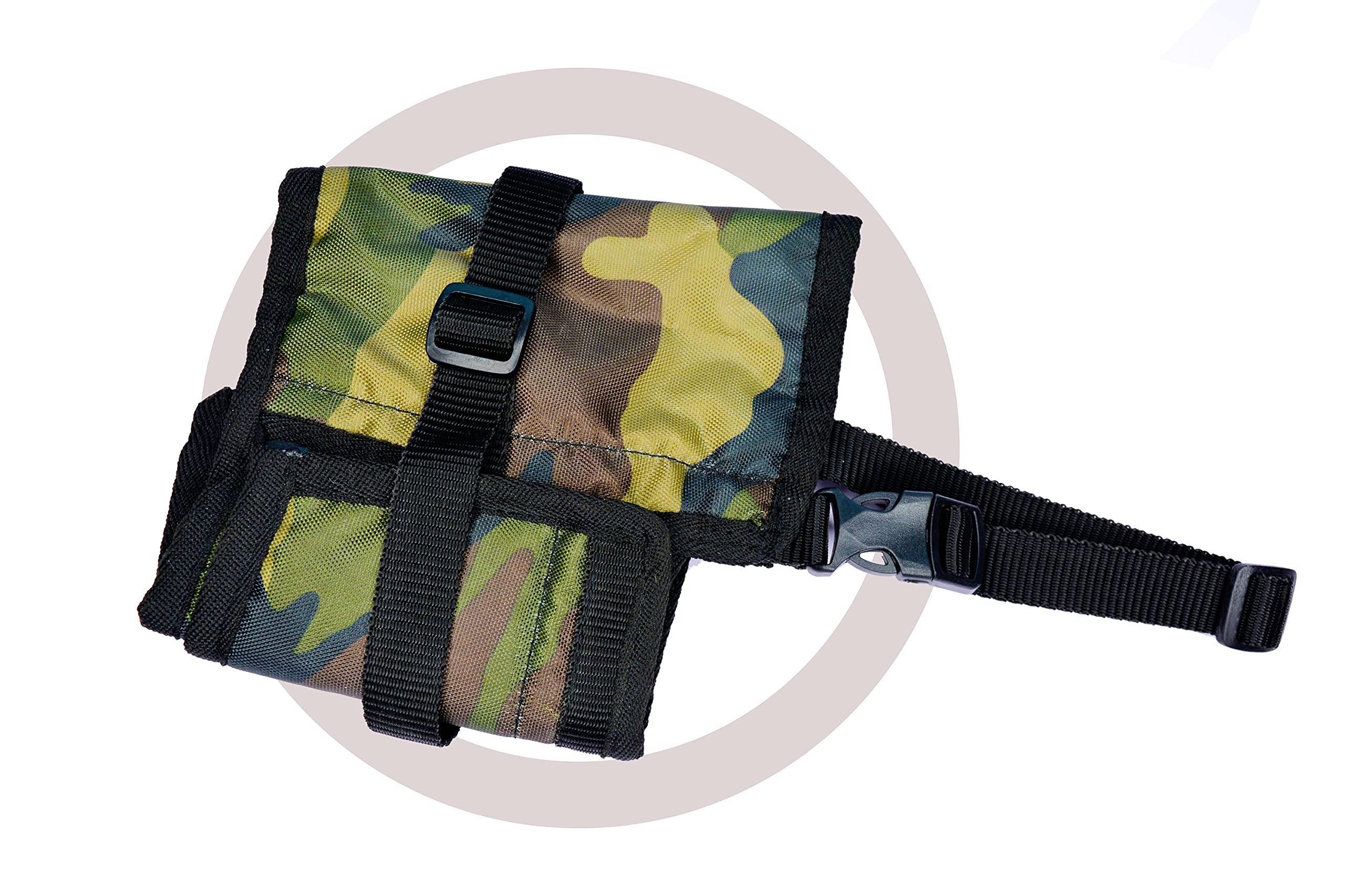 AGNpetSpotAdjustable Multicolour Polyester Cushion Padded Dog Muzzle (Medium)