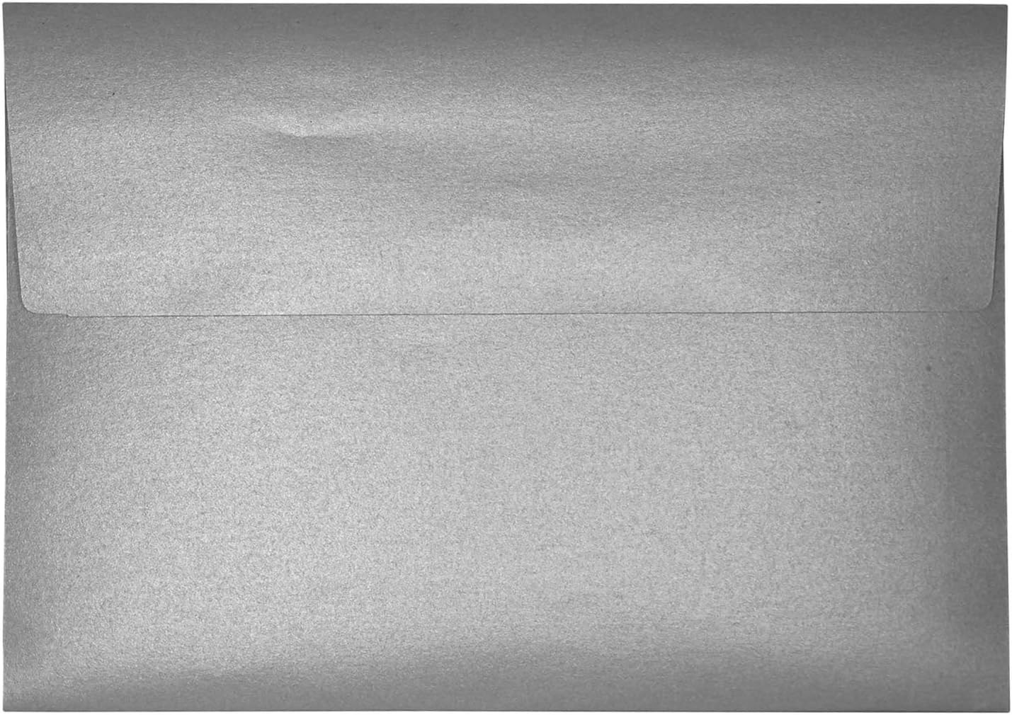Darling Souvenir A1 Metallic-Silver Invitation Envelopes (3 5/8 x 5 1/8) Straight-Flap 80 LBS Perfect for Invitations, RSVP, Photo, Wedding, Letters -Pack & Colors Available