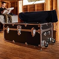 Vista 8 de Rhino Trunk & Case Baúl de campamento grande Armor – Cofre de almacenamiento seguro para dormitorio – Ideal para campamento de verano – Troncos