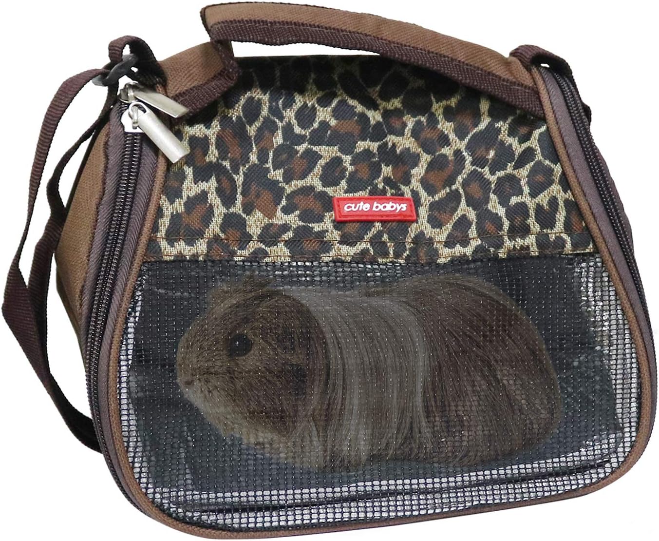 Rypet Guinea Pig Carrier Bag - Portable Breathable Outgoing Bag for Guinea Pig Hedgehog Squirrel Chinchilla and Other Similar Sized Animal