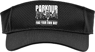 Parkour Find Your Own Way Extreme Sport Traceur Sport Sun Visor