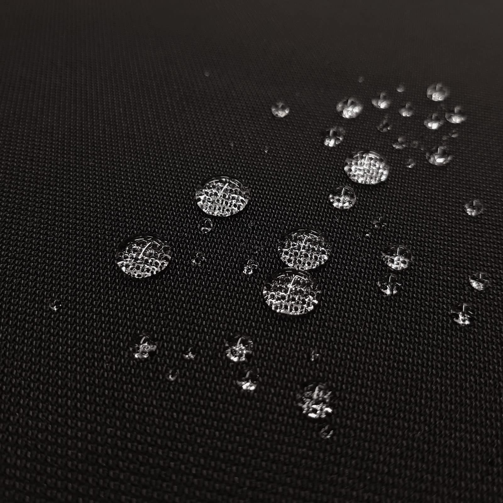Galib - Keprotec® Cordura® Gewebe - Elastisch Schwarz - per Meter | Zum Nähen von Besätzen, Applikationen und Taschen!