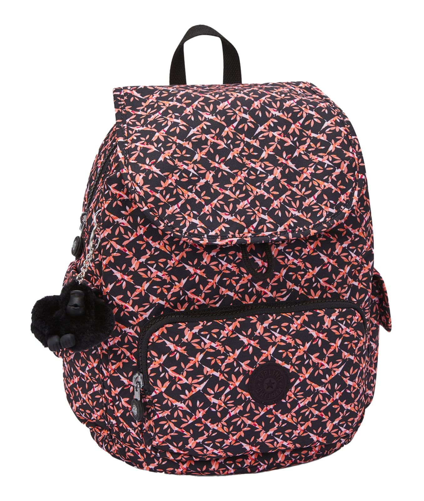 Kipling CITY PACK S, Mały Plecak, 19 x 80 x 38 cm, Dancing Bouquet, Multi