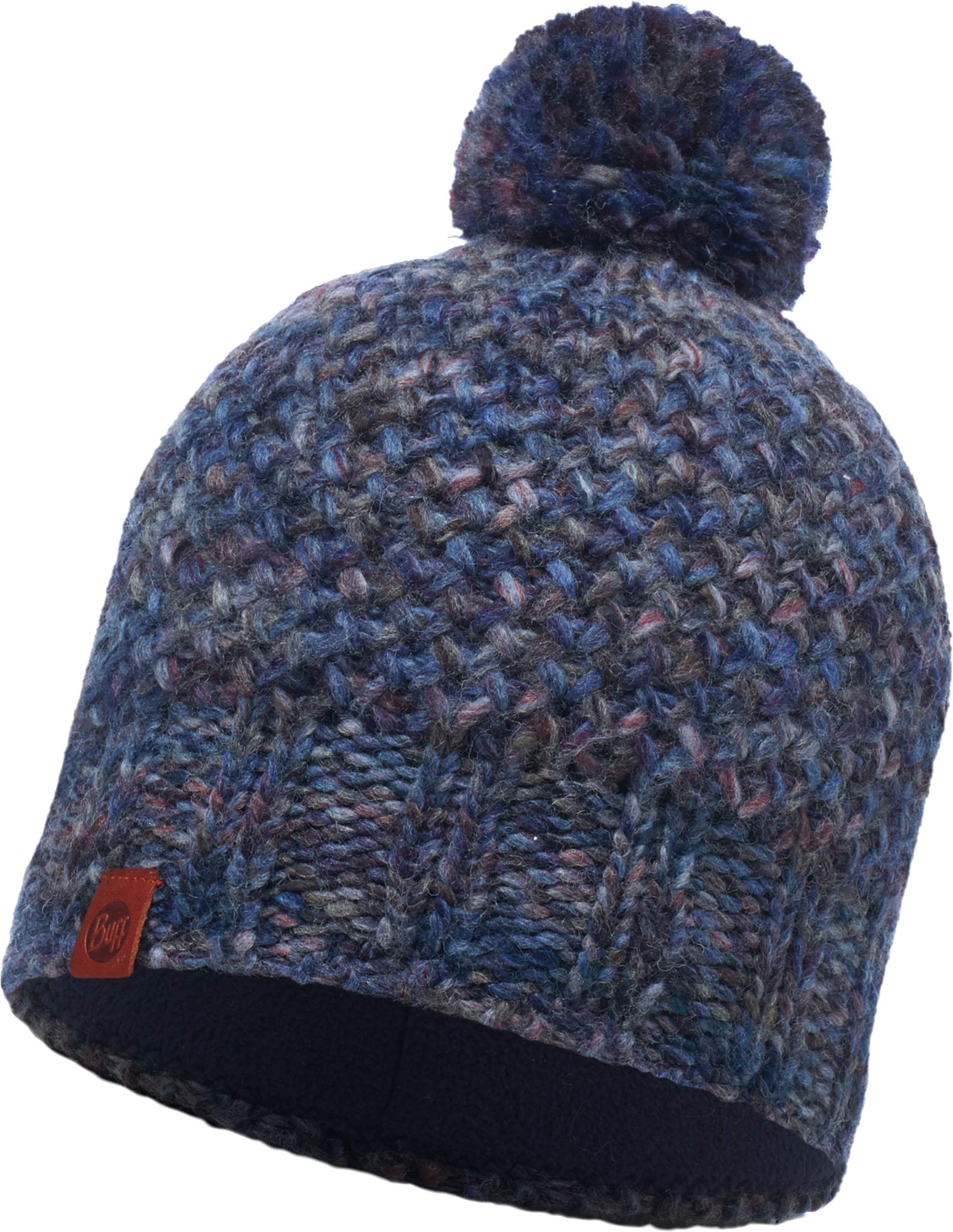 Buff Men Margo Knitted and Band Polar Fleece Hat - Blue, Adult