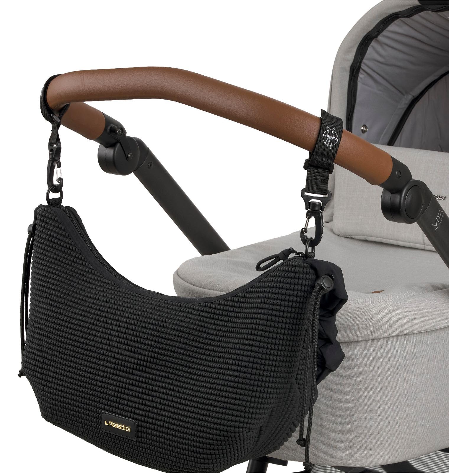 LÄSSIG Umhängetasche Lunua Bum Bag Up Black schwarz