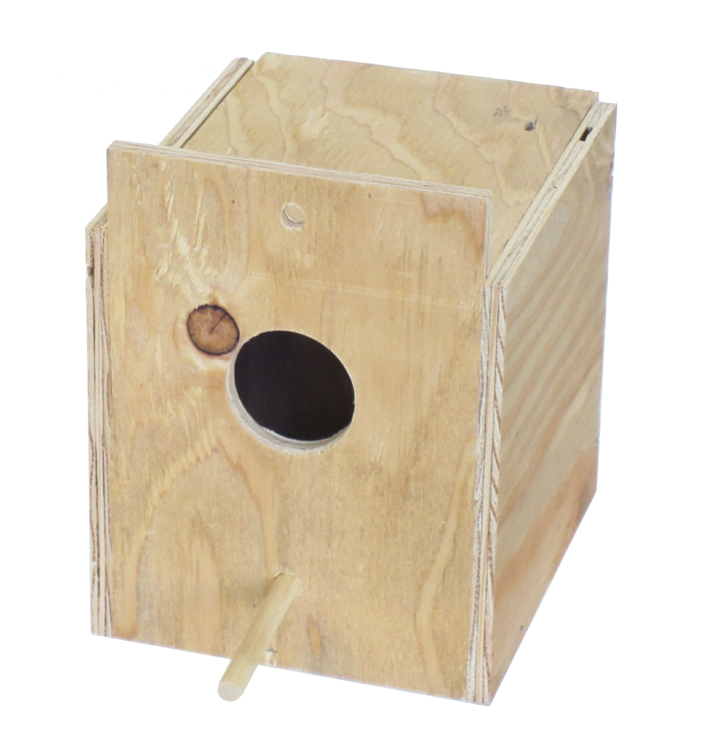 YML Assembled Wooden Nest Box for Outside Mount, Medium