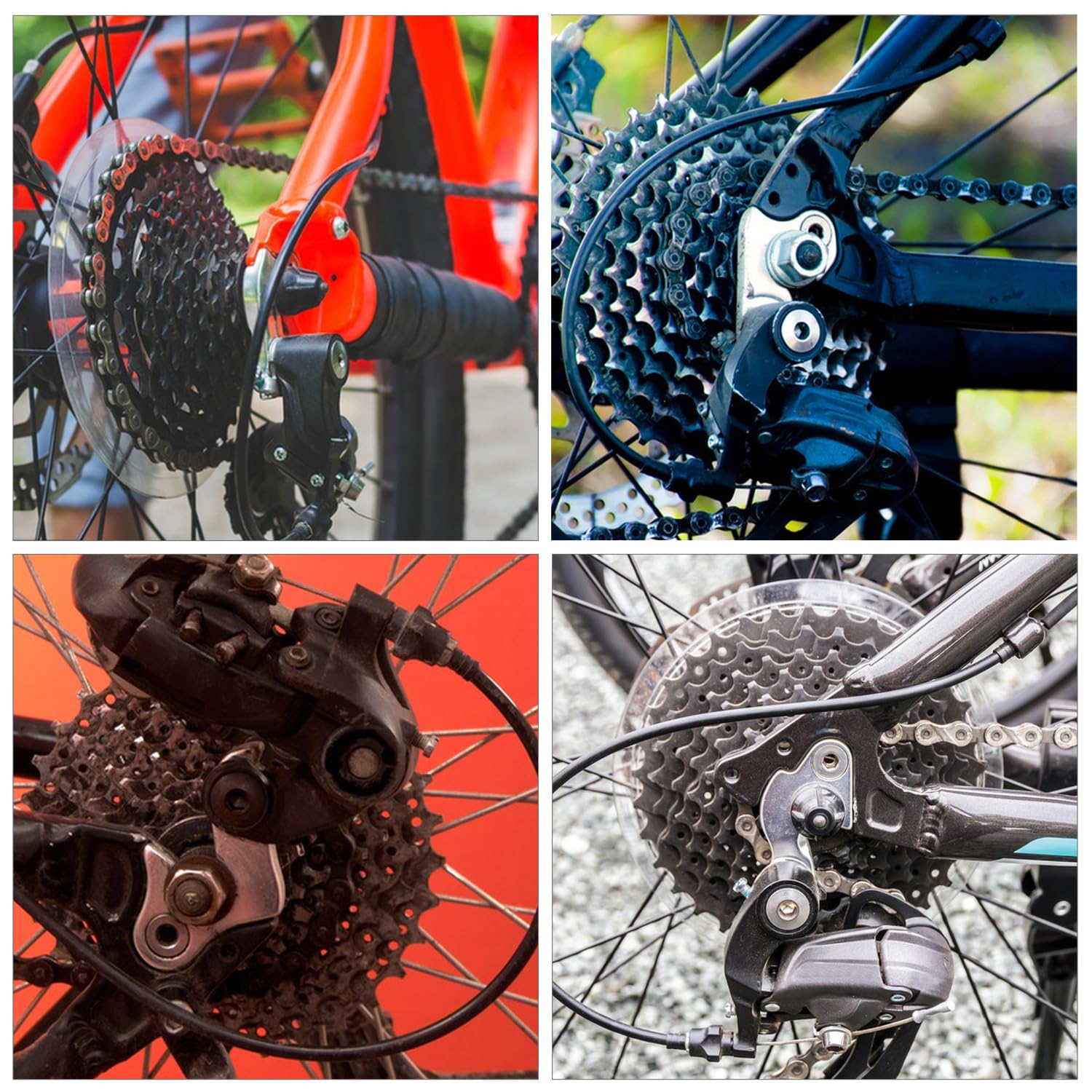 DesertBoy 2 Pièces Patte De Dérailleur Vélo – Alliage Aluminium, Vis + Clé Allen Incluse, Compatible VTT Et Route