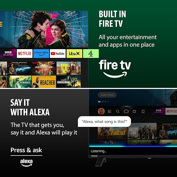 Toshiba UF26 Fire 43 4K Ultra HD LCD Smart Fire TV