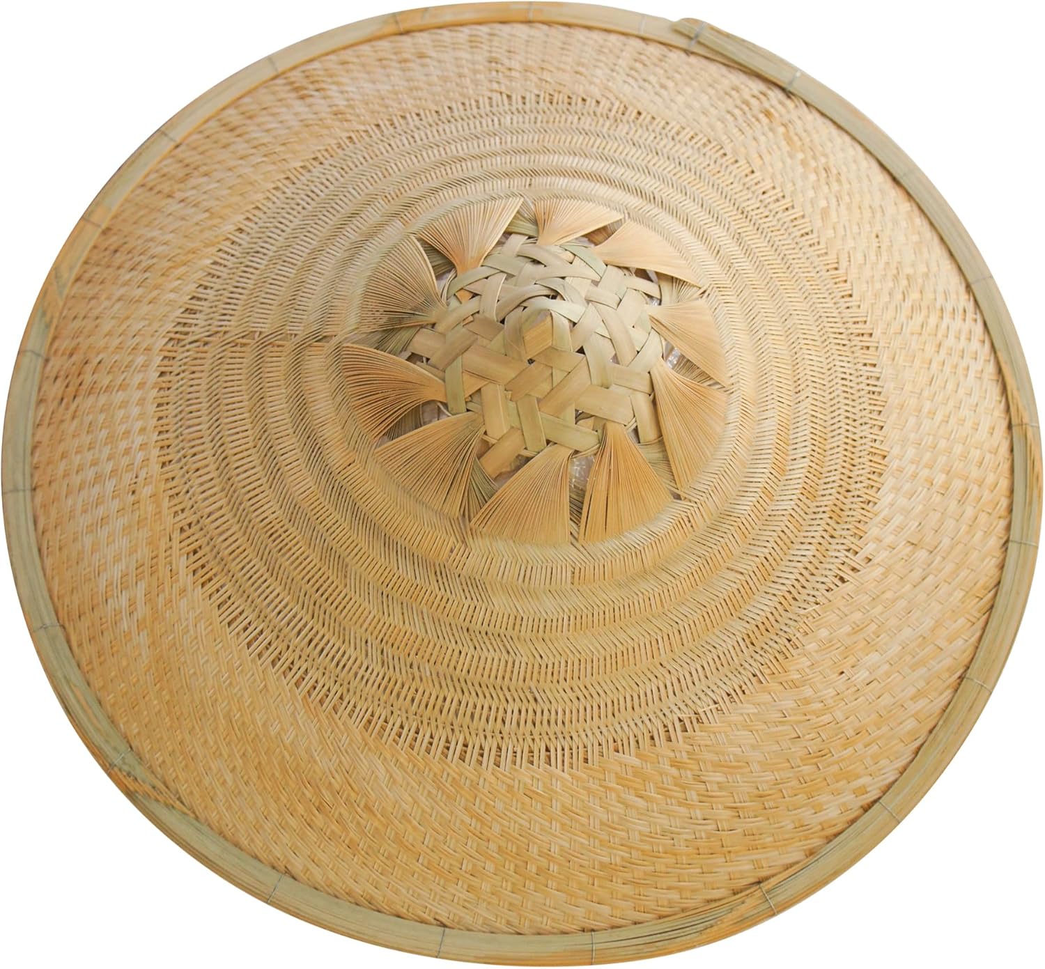 Amazon.com: xihexi Chinese Handmade Bamboo Hat Straw Hat Rice Hat ...