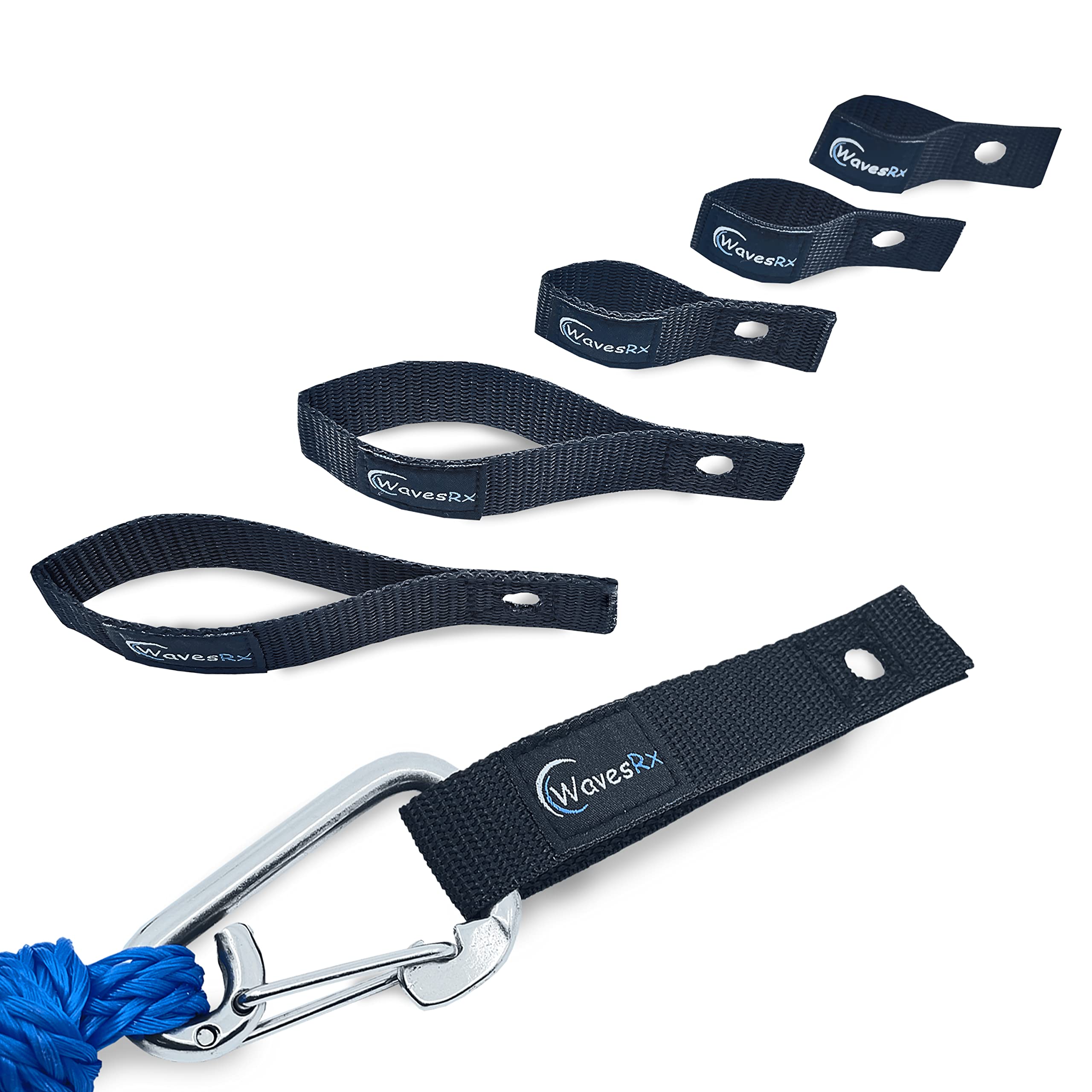 Buy WavesRx Soft Loops Jet Ski Cleats (7PK) Quick & Secure Anchor