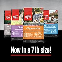 Vista 8 de ORIJEN Fit & Trim - Comida seca para gatos sin granos, altas proteínas, premium, bolsa de 7 libras