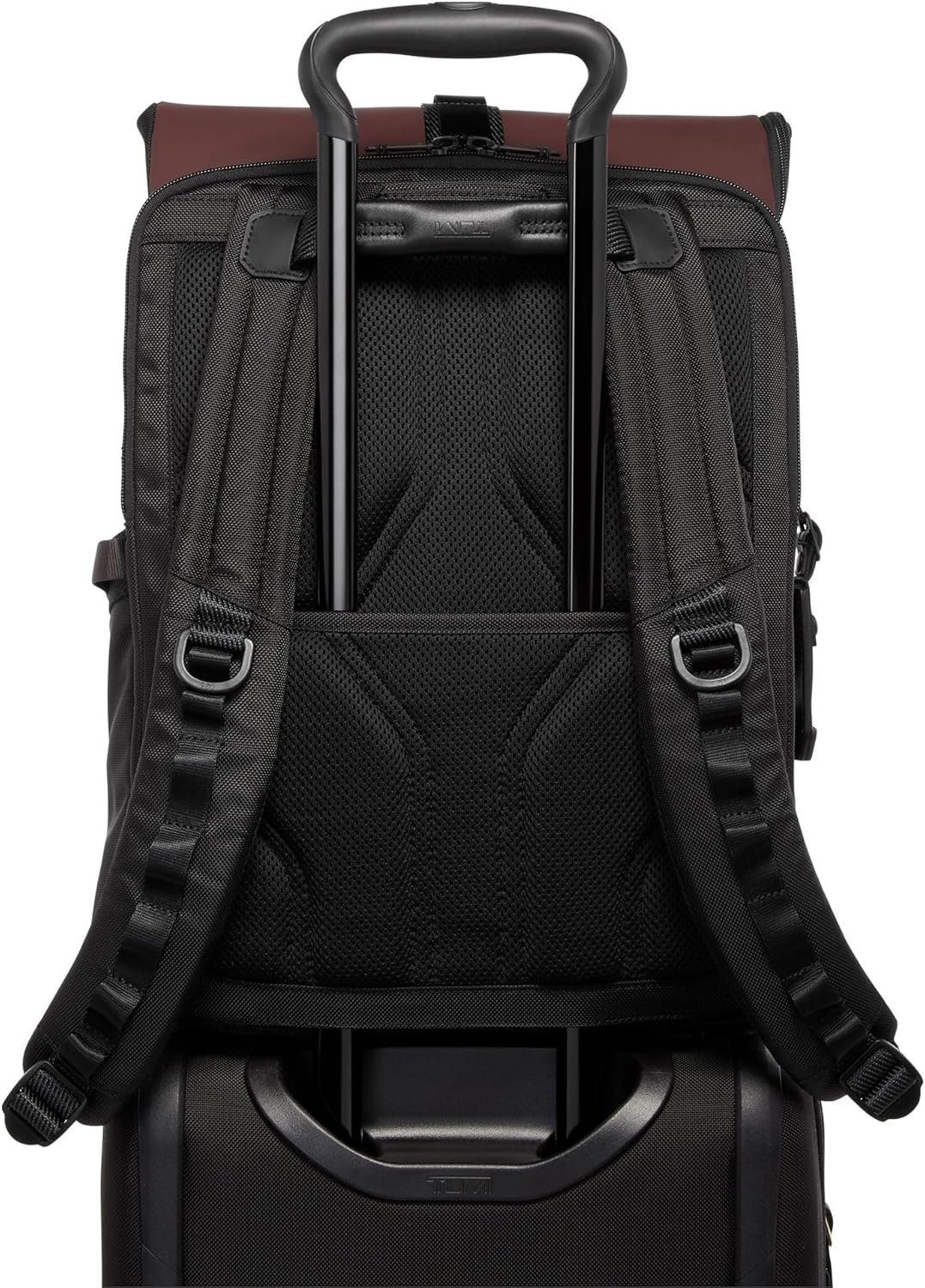 Tumi Mens Logistics Flap Lid Backpack Oxblood One Size