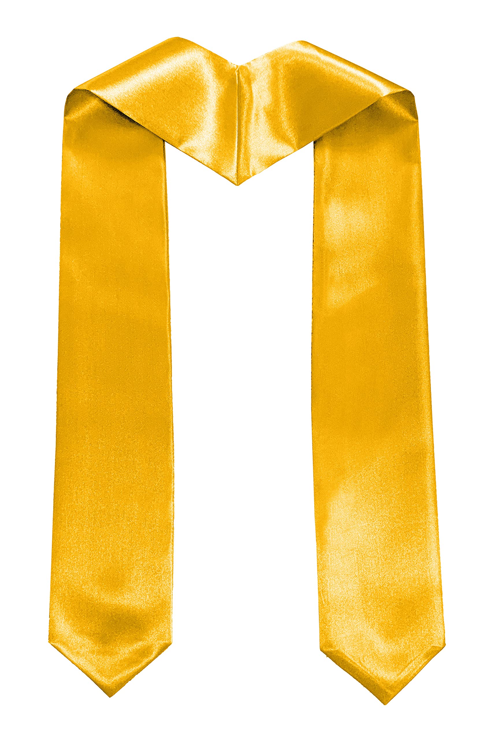 MyGradDay Plain Graduation Stole Colorful Stole for Adult Length 60