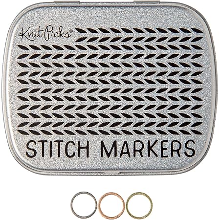Knit Picks Metallic Stitch Marker Set - Small 45 Pk