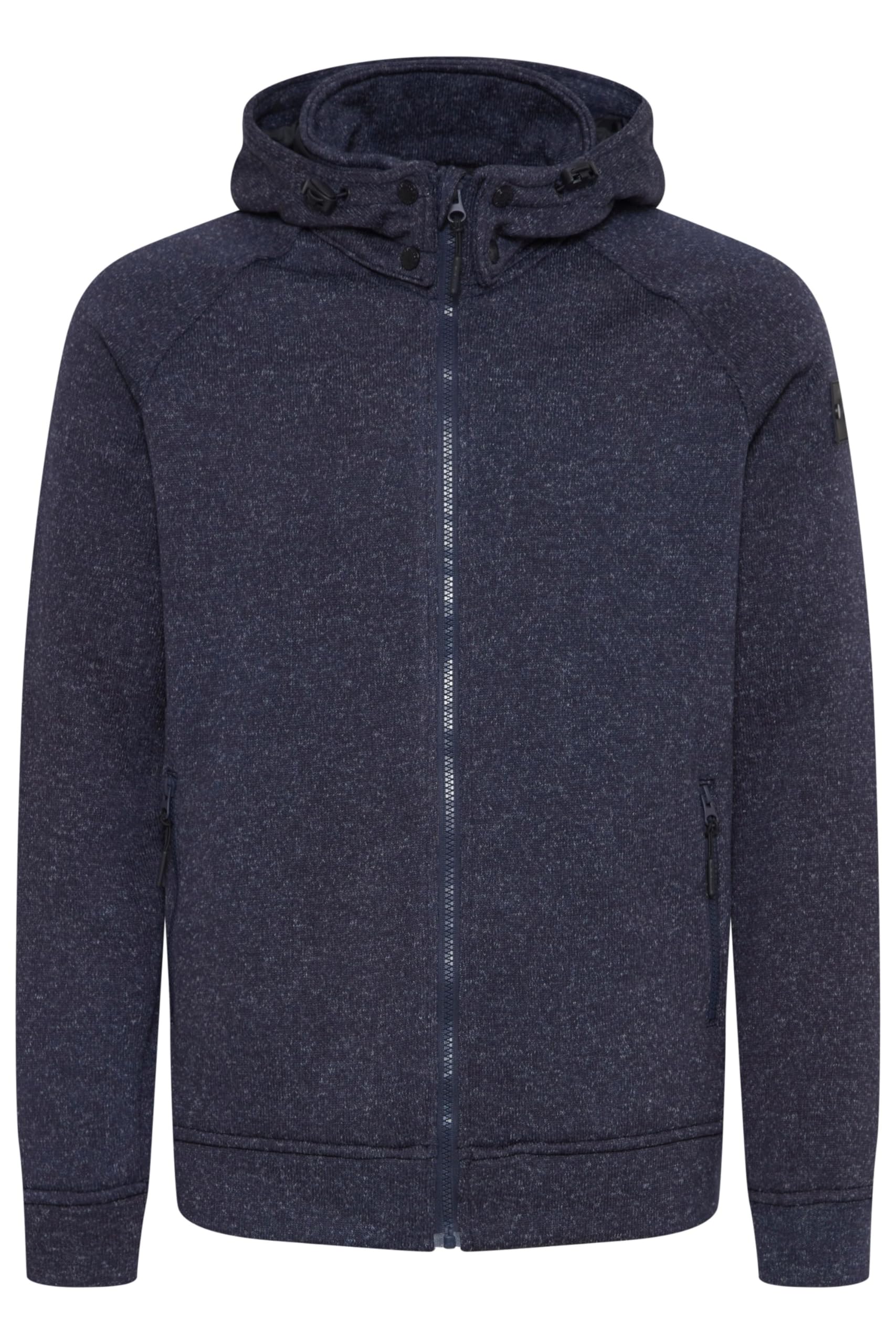Indicode IDChillingworth Herren Fleecejacke Sweatjacke Jacke mit Kapuze